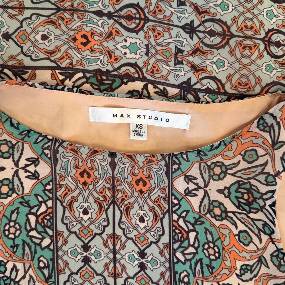 Max Studio Multicolor Patterned Dress - Picture 3 of 3